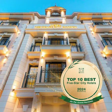 Residence City Garden - Certificate Of Excellence Top 10 Best Five-Stars City Hotels For 2024 Awarded By Htif Plovdiv Kültér fotó