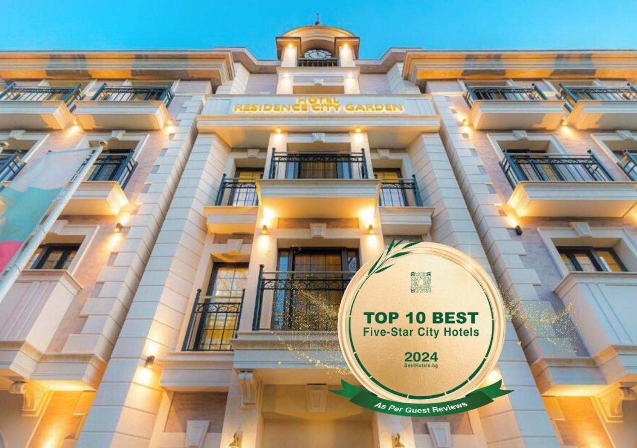 Residence City Garden - Certificate Of Excellence Top 10 Best Five-Stars City Hotels For 2024 Awarded By Htif Plovdiv Kültér fotó